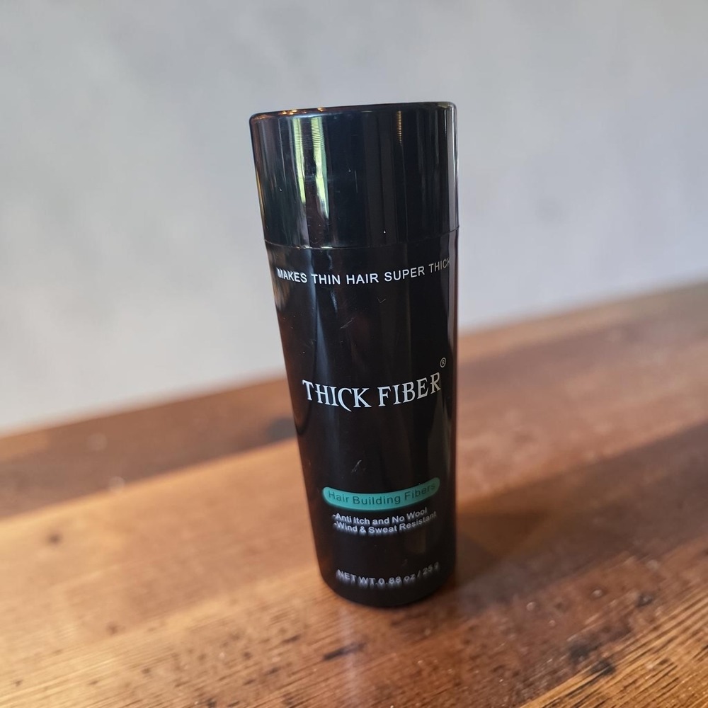 THICK FIBER Hair Building Fibers Thinning Hair & Bald Spots (Medium BLONDE) 25g